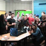 everyone standing around smiling