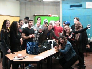 everyone standing around smiling