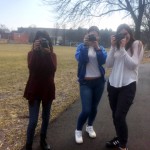 taking photos